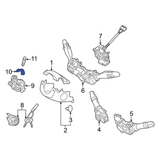 Kia OE - Steering Column Lock Clamp