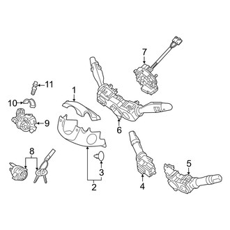 Kia OE - Steering Column - Shroud, Switches & Levers