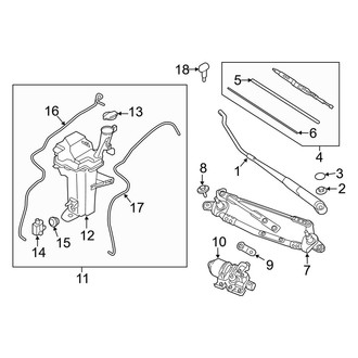 Kia OE - Windshield - Wiper & Washer Components