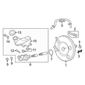 Kia OE - Power Brake Booster Cotter Pin