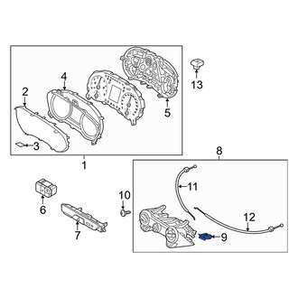 Kia OE - HVAC Temperature Control Panel Clip