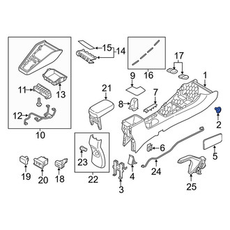 Kia OE - Console Clip