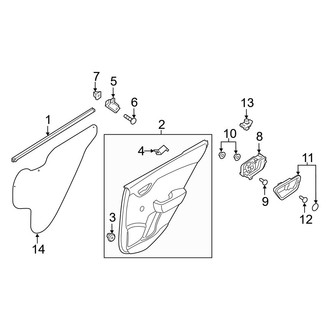 Kia OE - Rear Door - Interior Trim (Hatchback)