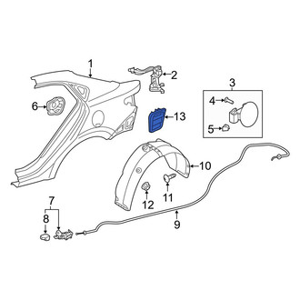 Kia OE - Rear Left Quarter Panel Vent