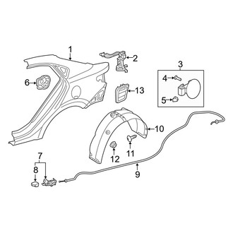 Kia OE - Quarter Panel & Components (Sedan)