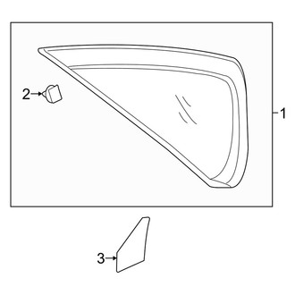 Kia OE - Quarter Panel - Exterior Trim (Sedan)