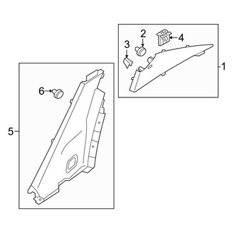 Kia OE - Quarter Panel - Interior Trim (Sedan)