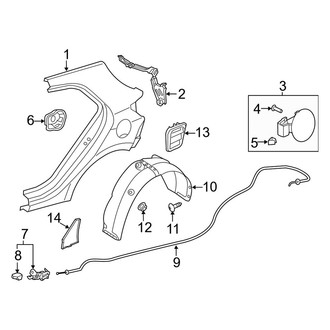 Kia OE - Quarter Panel & Components (Hatchback)