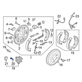 Kia OE - Rear Wheel Lug Stud