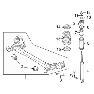 Kia OE - Suspension Shock Absorber Nut