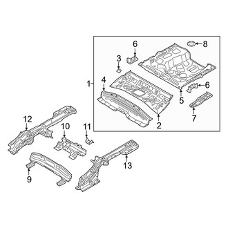 Kia Rio Rocker Panel 2021 Kia Rio OEM Rocker Panels & Floors — CARiD.com