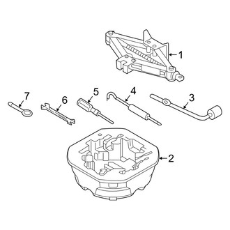 Kia OE - Rear Body & Floor - Jack & Components (Sedan)