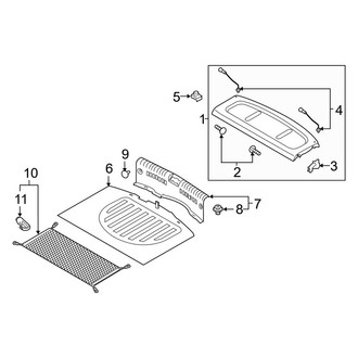Kia OE - Rear Body & Floor - Interior Trim (Hatchback)