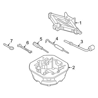 Kia OE - Rear Body & Floor - Jack & Components (Hatchback)