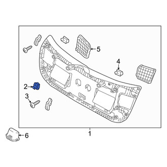 Kia OE - Liftgate Trim Panel Clip
