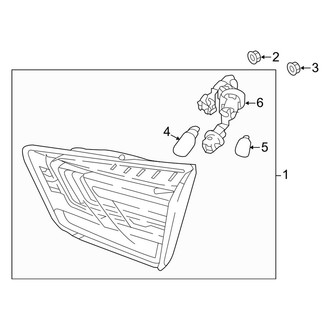 Kia OE - Rear Lamps - Backup Lamps (Hatchback)