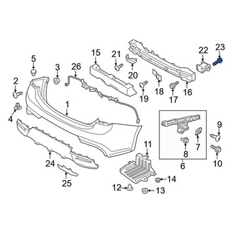 Kia OE - Bumper Impact Bar Bolt