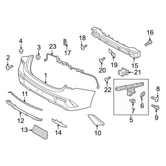 Kia OE - Rear Bumper - Bumper & Components (LX / S Sedan)