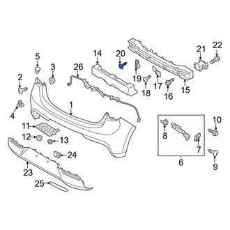 Kia OE - Bumper Cover Screw