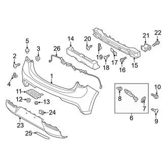 Kia OE - Rear Bumper - Bumper & Components (Hatchback)