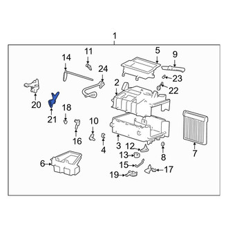 Kia OE - HVAC Mode Door Lever Link