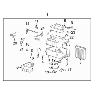 Kia OE - Air Conditioner & Heater - Heater Components