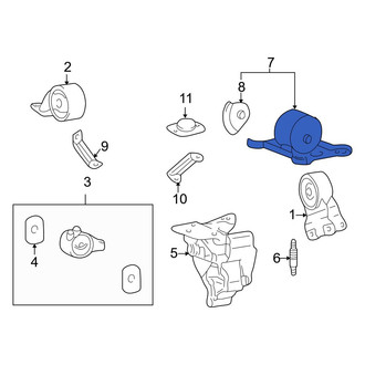 Kia OE - Automatic Transmission Mount Bracket