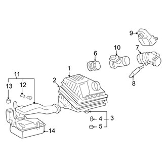 Kia OE - Engine / Transaxle - Air Intake (LX / SE 2.7L)