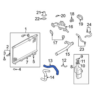 Kia OE - Upper Radiator Coolant Hose