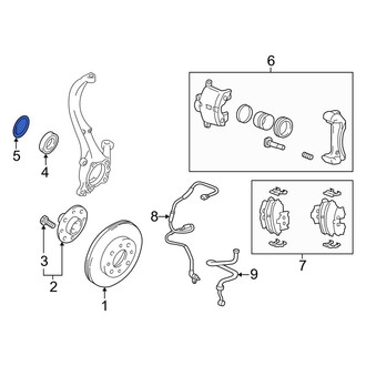 Kia OE - Front Wheel Bearing Snap Ring