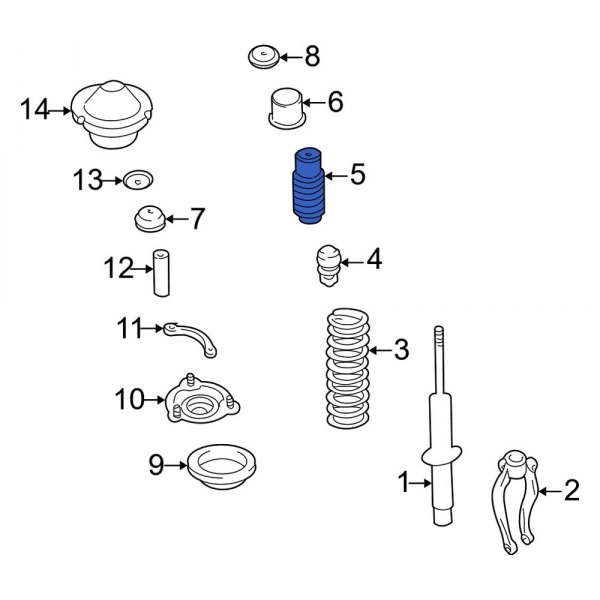 Suspension Strut Bellows