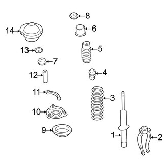 Kia OE - Front Suspension - Struts & Components