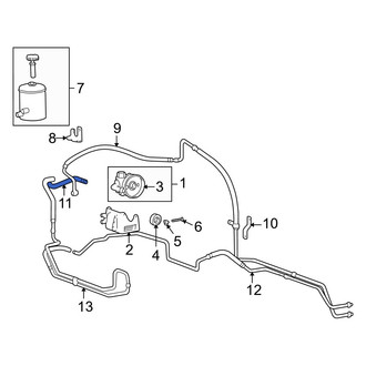 Kia OE - Power Steering Reservoir Hose