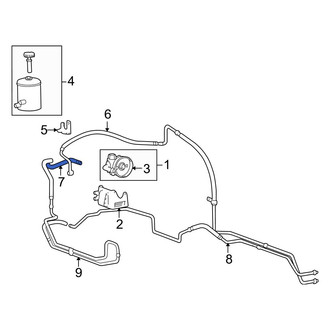 Kia OE - Power Steering Reservoir Hose