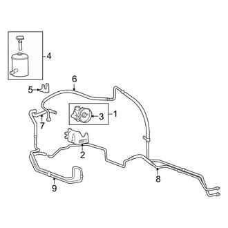 Kia OE - Steering Gear & Linkage - Pump & Hoses (2.7L)