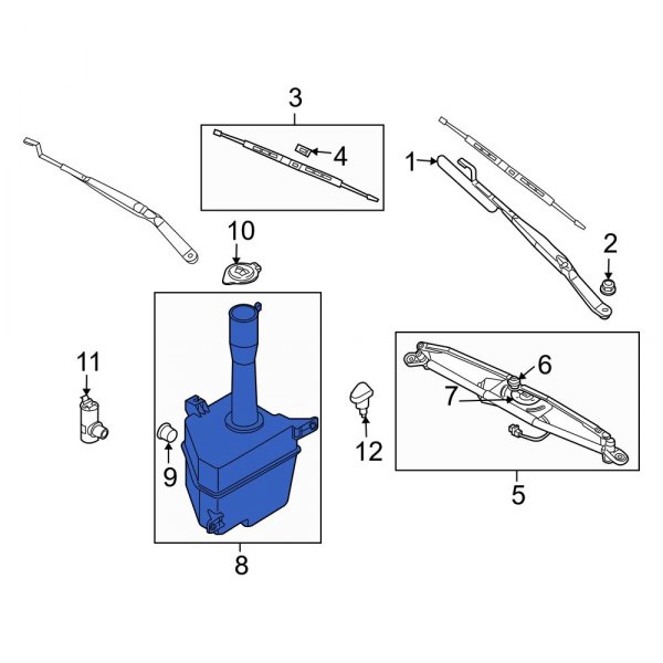 Washer Fluid Reservoir