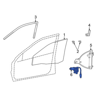 Kia OE - Front Right Window Motor