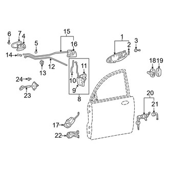 Kia OE - Front Door - Lock & Hardware