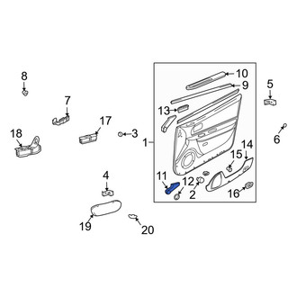 Kia OE - Front Left Instrument Panel Air Duct