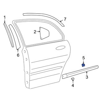Kia OE - Front Door Molding Clip