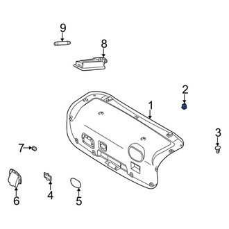 Kia OE - Center Liftgate Trim Nut
