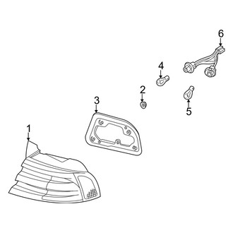 Kia OE - Rear Lamps - Combination Lamps (On Body)