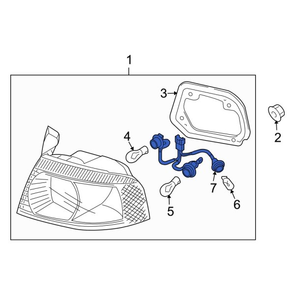 Tail Light Wiring Harness