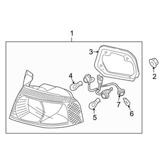 Kia OE - Rear Lamps - Combination Lamps (On Body)