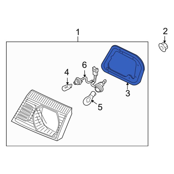 Tail Light Housing Seal