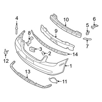 Kia OE - Front Bumper - Bumper & Components