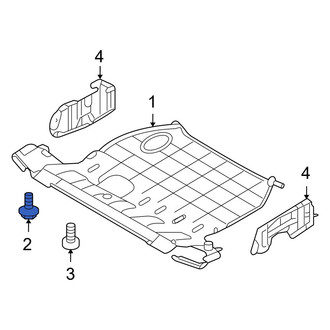 Kia OE - Radiator Support Splash Shield Clip