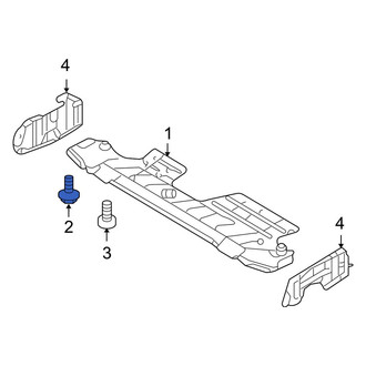 Kia OE - Radiator Support Splash Shield Clip
