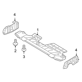Kia OE - Radiator Support - Splash Shields (2.7L)