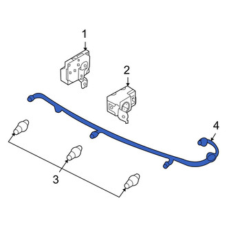 Kia OE - Rear Parking Aid System Wiring Harness